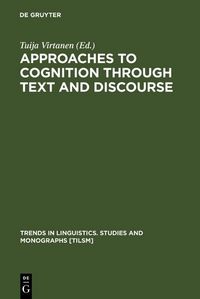 Produktbild: Approaches to Cognition through Text and Discourse