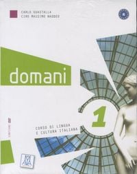 Produktbild: Domani 1: Kurs- und Arbeitsbuch, mit DVD-Rom