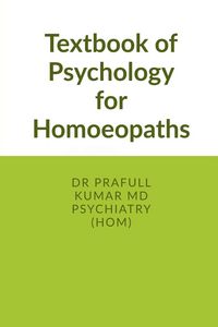 Produktbild: Textbook of Psychology for Homoeopaths