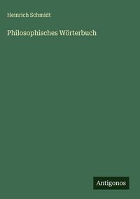 Produktbild: Philosophisches W&ouml;rterbuch