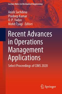 Produktbild: Recent Advances in Operations Management Applications