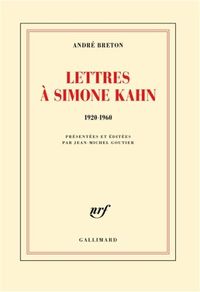 Bild vom Artikel Lettres à Simone Kahn (1920-1960) vom Autor Andre Breton
