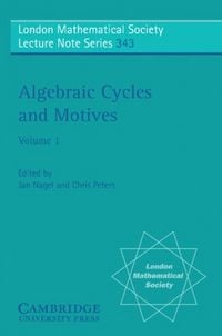 Produktbild: Algebraic Cycles and Motives: Volume 1