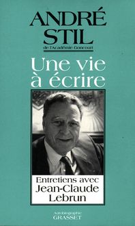 Produktbild: Une vie &agrave; &eacute;crire