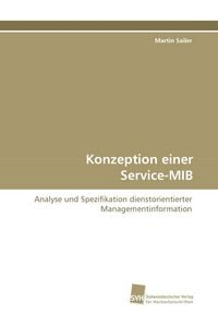 Produktbild: Konzeption einer Service-MIB