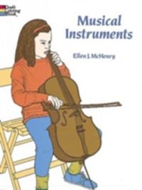 Produktbild: Musical Instruments Coloring Book