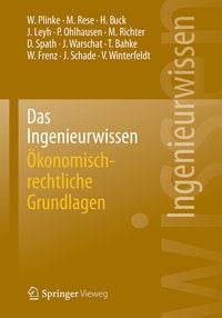Produktbild: Das Ingenieurwissen: &Ouml;konomisch-rechtliche Grundlagen