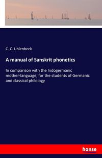 Produktbild: A manual of Sanskrit phonetics