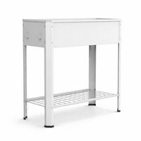 Produktbild: Metall Beet Pflanzkasten Hochbeet 80x35 Balora XL