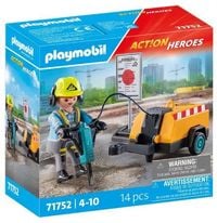 Produktbild PLAYMOBIL 71752 Bauarbeiter mit Meißel