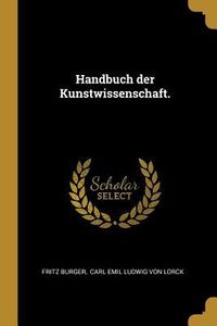 Produktbild: Handbuch Der Kunstwissenschaft.