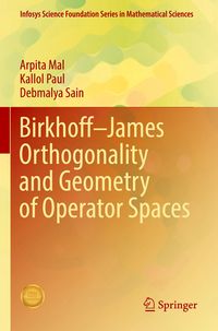 Produktbild: Birkhoff&ndash;James Orthogonality and Geometry of Operator Spaces