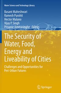 Produktbild: The Security of Water, Food, Energy and Liveability of Cities