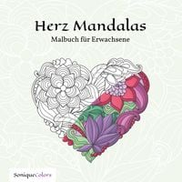 Produktbild: Herz Mandalas &ndash; Malbuch f&uuml;r Erwachsene
