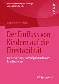 Produktbild: Der Einfluss von Kindern auf die Ehestabilit&auml;t
