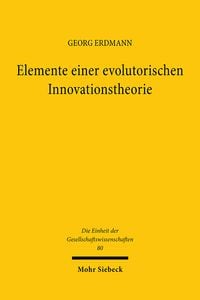 Produktbild: Elemente einer evolutorischen Innovationstheorie