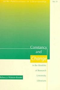 Produktbild: Constancy and Change in the Worklife of Research University
