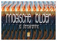 Produktbild: Magische Bilder - 3D Stereogramme (Tischkalender 2026 DIN A5 quer), CALVENDO Monatskalender