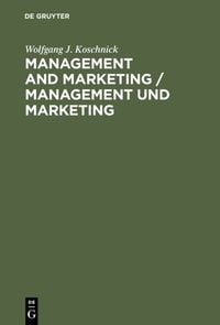 Produktbild: Management and Marketing / Management und Marketing