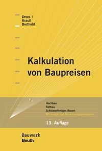 Produktbild: Kalkulation von Baupreisen
