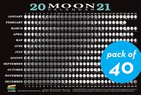 Produktbild: 2021 Moon Calendar Card (40 Pack)