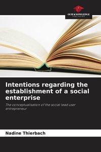 Produktbild: Intentions regarding the establishment of a social enterprise