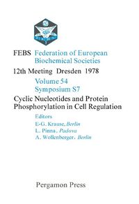 Produktbild: Cyclic Nucleotides and Protein Phosphorylation in Cell Regulation