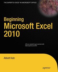 Produktbild: Beginning Microsoft Excel 2010