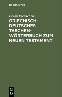 Produktbild: Griechisch-deutsches Taschenw&ouml;rterbuch zum Neuen Testament