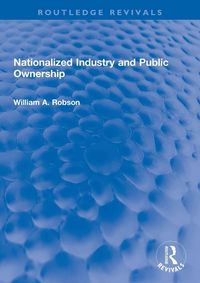 Produktbild: Nationalized Industry and Public Ownership
