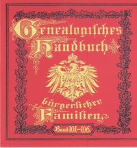 Produktbild: Deutsches Geschlechterbuch - CD-ROM. Genealogisches Handbuch bürgerlicher Familien / Genealogisches Handbuch bürgerlicher Familien Bände 101-106