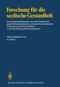 Produktbild: Forschung f&uuml;r die seelische Gesundheit