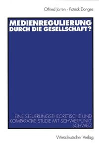 Produktbild: Medienregulierung durch die Gesellschaft?