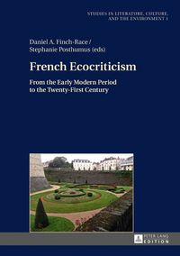Produktbild: French Ecocriticism