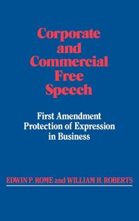 Produktbild: Corporate and Commercial Free Speech