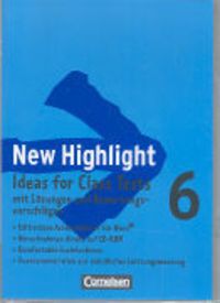 Produktbild: New Highlight, Allgemeine Ausgabe und Baden-W&uuml;rttemberg, Band 6: 10. Schuljahr, Ideas for Class Tests, CD-Extra, CD-ROM und CD auf einem Datentr&auml;ger