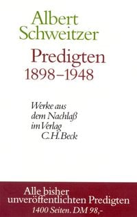 Produktbild: Predigten 1898-1948