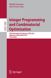 Produktbild: Integer Programming and Combinatorial Optimization