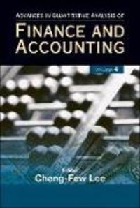 Produktbild: Advances in Quantitative Analysis of Finance and Accounting (Vol. 4)