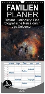 Produktbild: Familienplaner 2027 - Distant Luminosity: Eine fotografische Reise durch das Universum mit 5 Spalten (Wandkalender, 21 x 45 cm) CALVENDO