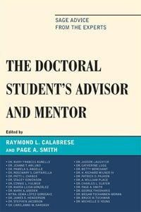 Produktbild: The Doctoral StudentOs Advisor and Mentor