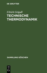 Produktbild: Technische Thermodynamik