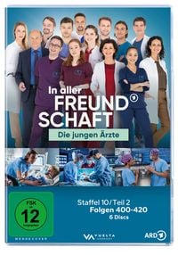 Produktbild: In aller Freundschaft - Die jungen Ärzte, Staffel 10, Teil 2 (Folgen 400-420) [6 DVDs]