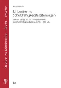 Produktbild: Unbestimmte Schuldf&auml;higkeitsfeststellungen