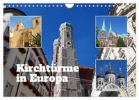 Produktbild: Kircht&uuml;rme in Europa (Wandkalender 2027 DIN A4 quer), CALVENDO Monatskalender