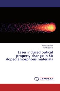 Produktbild: Laser induced optical property change in Sb doped amorphous materials