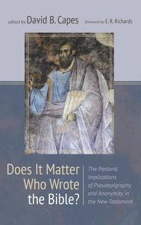 Produktbild: Does It Matter Who Wrote the Bible?