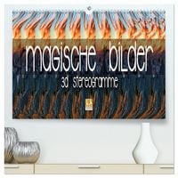 Produktbild: Magische Bilder - 3D Stereogramme (hochwertiger Premium Wandkalender 2026 DIN A2 quer), Kunstdruck in Hochglanz