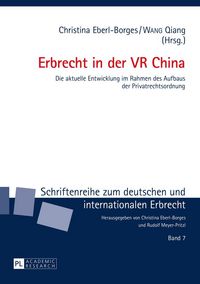 Produktbild: Erbrecht in der VR China