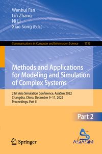 Produktbild: Methods and Applications for Modeling and Simulation of Complex Systems